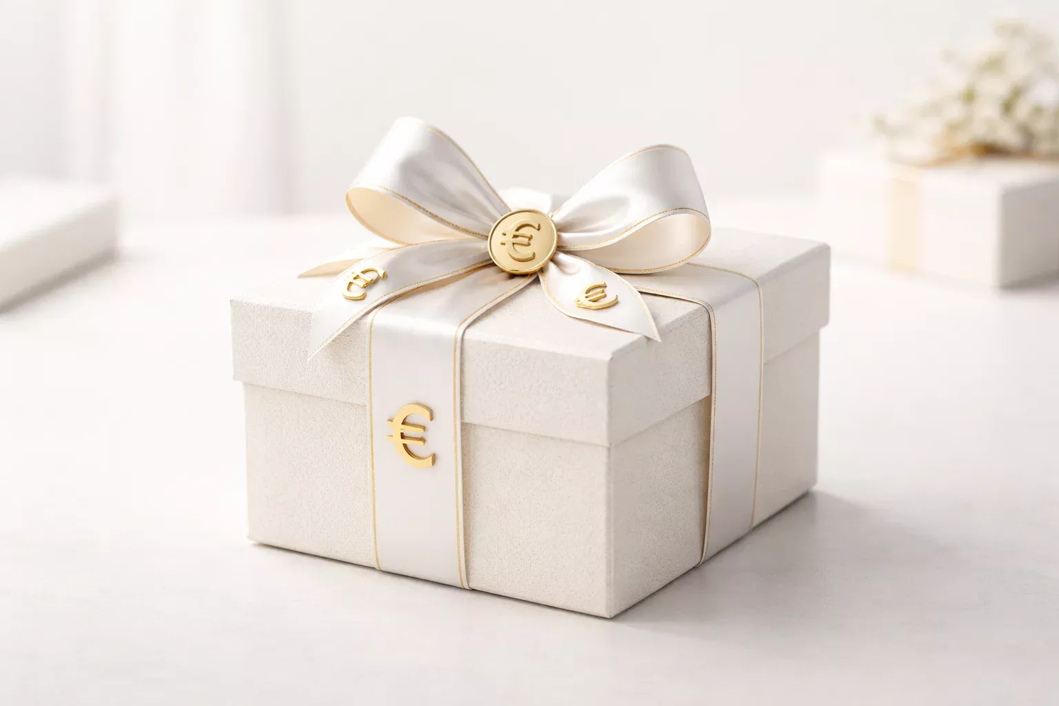 Symbolische Darstellung eines Willkommensbonus mit Euro-Zeichen