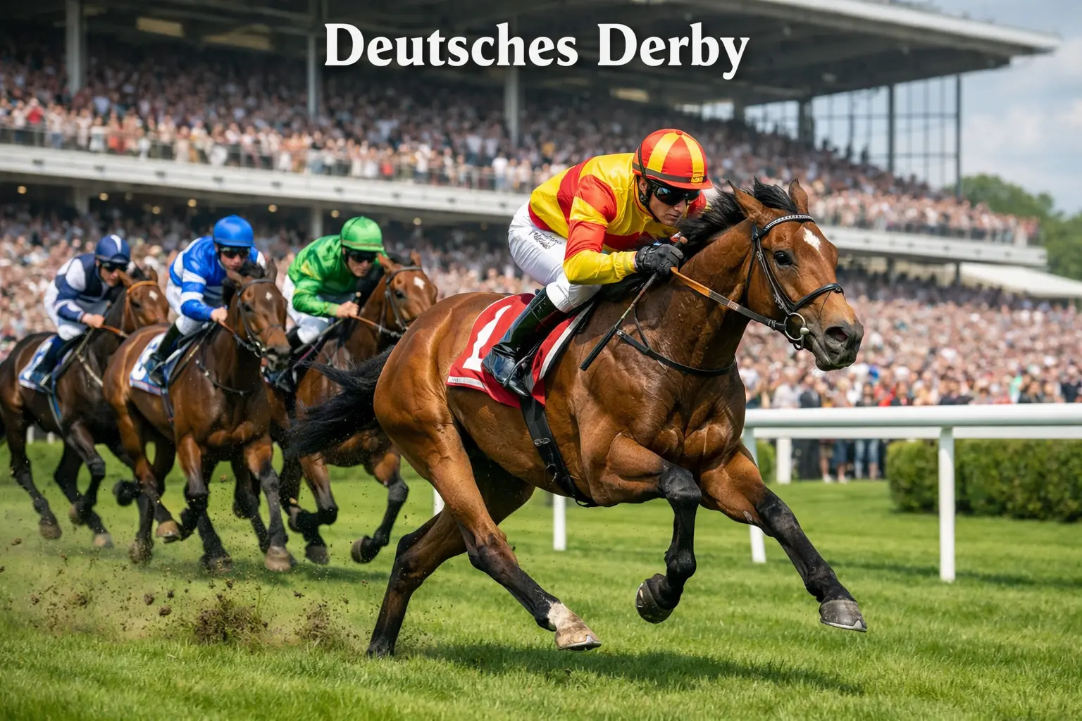 Deutsches Derby Wetten Hamburg – Pferde im Derby-Rennen auf Hamburg-Horn