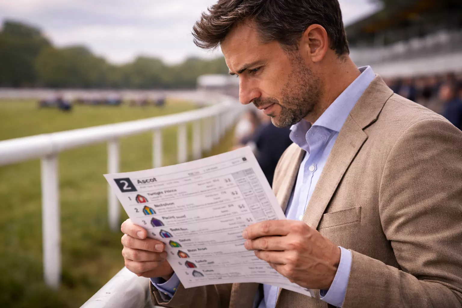 Wetter studiert das Rennprogramm mit Quotenübersicht