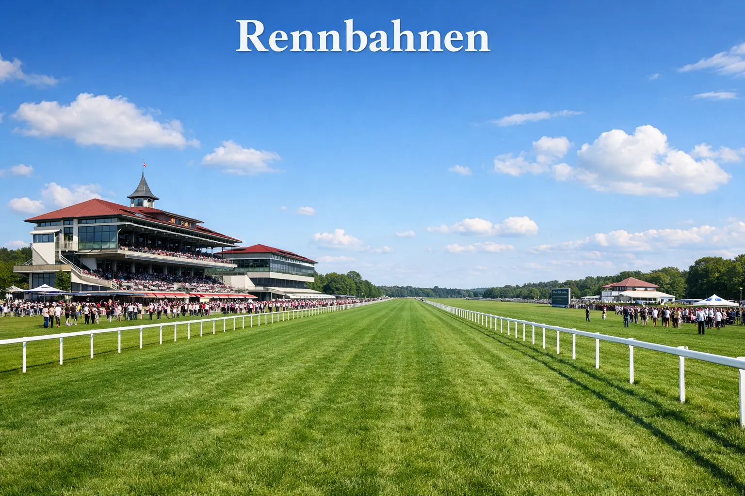 Rennbahnen Deutschland – Panorama einer deutschen Galopprennbahn