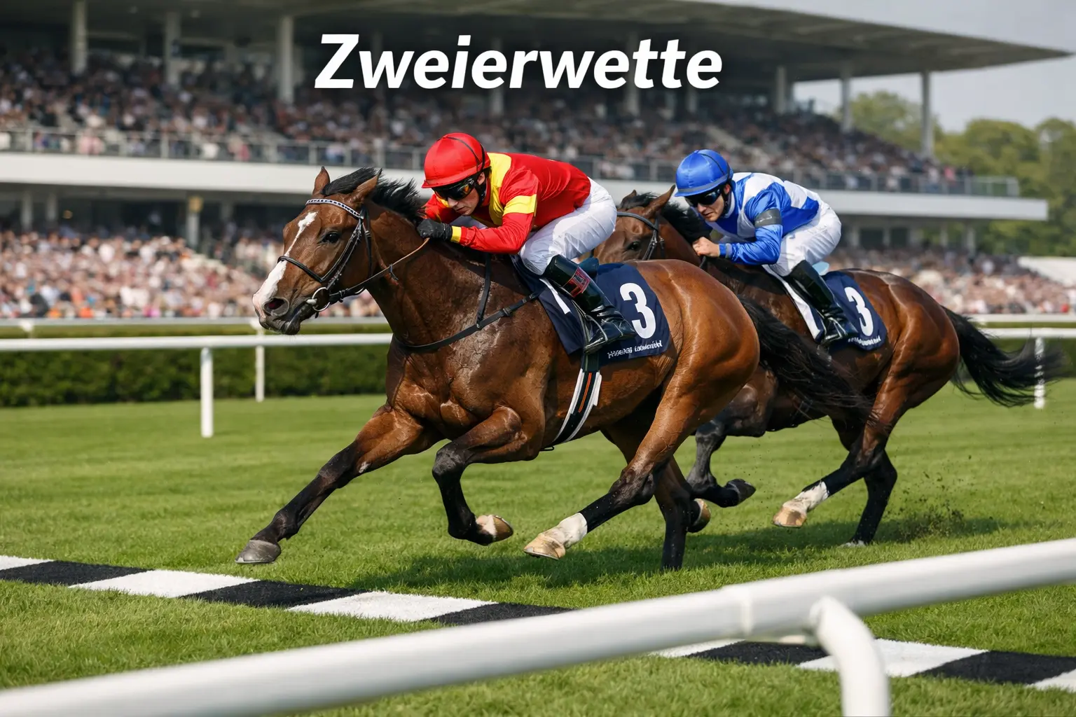 Zweierwette Pferdewetten – Zwei Pferde im Zieleinlauf in klarer Reihenfolge